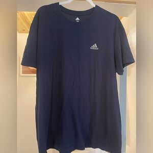 Adidas Men's Deep Blue Short Sleeve Tee